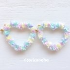 作品Pastel heart pierce