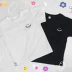 作品✨純正スワロフスキーストーン使用・キッズ用ニコTシャツ✨