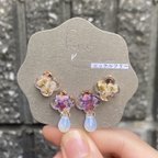 作品アリッサム 2set mini flower ピアス/イヤリング