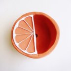作品テラコッタの小さなオレンジ鉢🍊