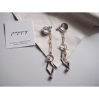 作品hoop × chain earring フープ×チェーンイヤリング 