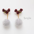 作品✢ Layla ✢   2way 薔薇 ピアス 