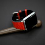 作品【新作】高級革使用Apple Watch　エピ　レザーベルト　腕時計ベルト　レザーバンド　B32　総手縫い製作