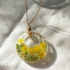 作品〈受注生産〉お花畑のネックレス🌼ミモザ