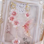 作品桜と蝶のイヤリング（earrings of butterfly and blossom〜cherryblossom〜）