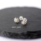 作品【fleur】sv925 mimosa pierce (2pcs)