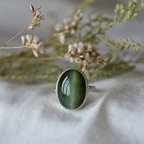 作品Oval Nephrite Ring (NR001_NP)