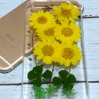 作品在庫処分 セール♪ 押し花 ケース flower case 【iphone 対応】 F10