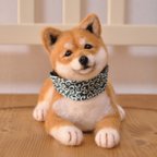 作品送料無料♡伏せをする柴犬