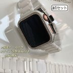 作品【新入荷】Apple Watch ジルコンニアケース　セラミックベルト　セット ホワイト