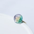 作品glass jellyfish ring　#17