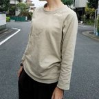 作品ラグランTシャツ アズキMサイズ