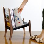 作品【book rest chair】マガジンラック／革