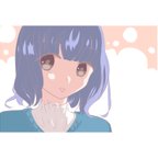 作品ポストカード 女の子