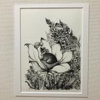 作品★リトグラフ原画★ Wild Animals Series ワイルドおやゆび姫