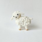 作品[再販]　もこもこ羊さん　羊毛フェルト