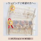 作品🌸ラッピングをご希望の方へ🌸 オプションよりお選びください