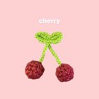 作品cherry hair clip