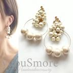 作品cottonpearl イヤリング/ピアス