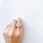 作品お花の物語【桜色】指輪はプレゼントにもおすすめ