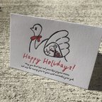 作品二つ折りクリスマスカード