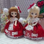 作品オビツ11☆クリスマスパーティー☆プリンセスドレス