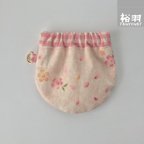 作品春のバネ口ポーチ・桜(ピンク)