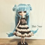 作品Marie Jeanne 『Theresia （ﾃﾚｼﾞｱ）』ドール服　ネオブライス、プーリップ、リカちゃん用アウトフィット