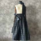 作品着物リメイクギャザースカート & ストール〜四季で心地良い上質大島紬素材〜kimono remake gather skirt よかきもの