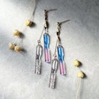 作品【±6°：桜宵】日暮れのマジックアワー/ピアス・イヤリング