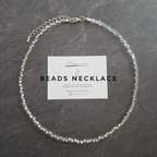 作品【beads necklace】ファルファーレ ビーズネックレス