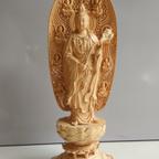 作品西洋三聖  阿弥陀如来三尊立像 木製仏像 仏教美術品 仏壇仏像  貴重供養品  仏教工芸品 

