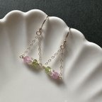 作品☆春爛漫♡花見団子のピアス☆