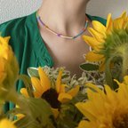 作品Flower necklace