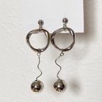 作品フラフープ pierce/earring