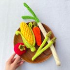 作品かぎ針編み 野菜 セット