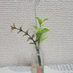 作品【初心者】お花のメモスタンド ～グリーン～