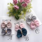 作品Hair bow clip (set of 2) - リボンヘアクリップ [2個セット]