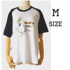 作品rockなオウムのラグランTシャツ　Mサイズ