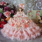 作品桜祭りセール★ベルサイユの薔薇 月夜に舞う妖精のワルツ スィートコーラルピンクのドールドレス