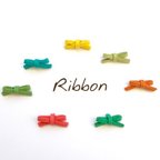 作品Ribbon 一粒ピアス