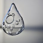 作品【現品】 -Bubble Drop-　エアープランツ用　吊り花器　for Air plants