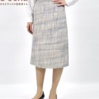 作品【買ってすぐ使える型紙】セミタイトスカート【M/L/LL/3L/4L/5L/6L/7L/8L】洋服