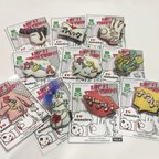 作品懐かしの昭和フレーズ☆クッションブローチ