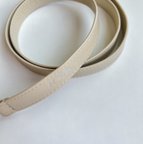 作品leather strap −レザーストラップ✳︎アイボリー