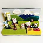 作品【Ｎ様オーダー作品】ちりめん細工５月から７月まで毎月お届けまとめてコース🌟