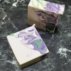 作品「菖蒲蝶」手作り石鹸・「Iris Butterfly」Handmade Soap