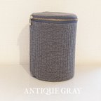 作品韓国ヌビ ミルク缶カバー antiquegray×gray