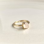 作品❇︎ 天然石 ❇︎ ローズクォーツ のリング　Minette☆ RING059    ❇︎ フリーサイズ 指輪 ❇︎