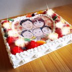 作品似顔絵ウェルカムケーキB5サイズ